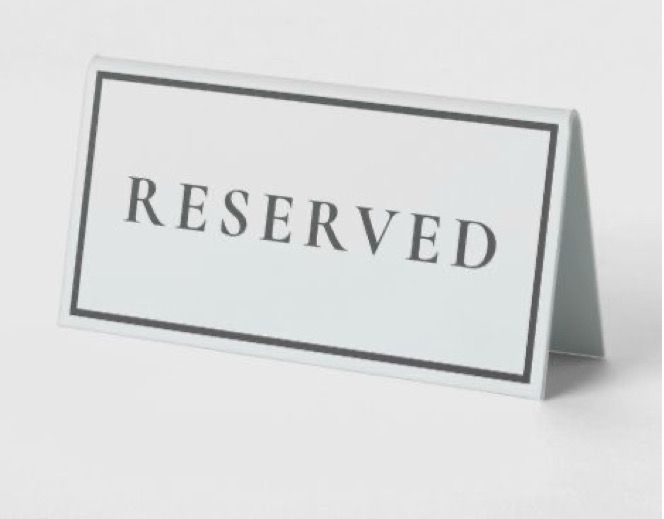 Reserved For A.K.