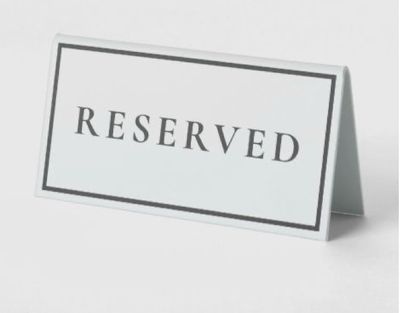 Reserved For A.K.