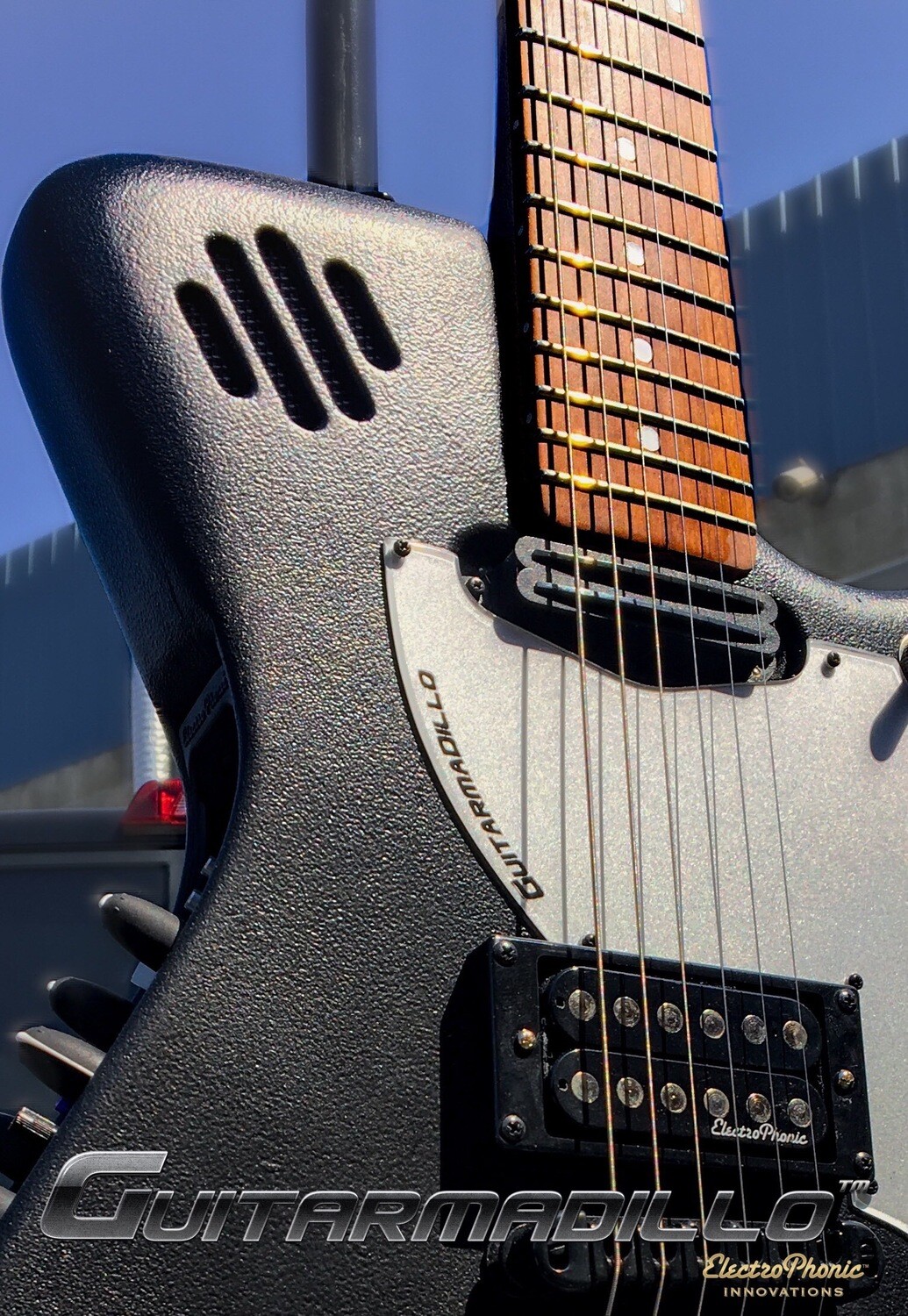 GuitarmaDillo™  Self-Amplified Guitars