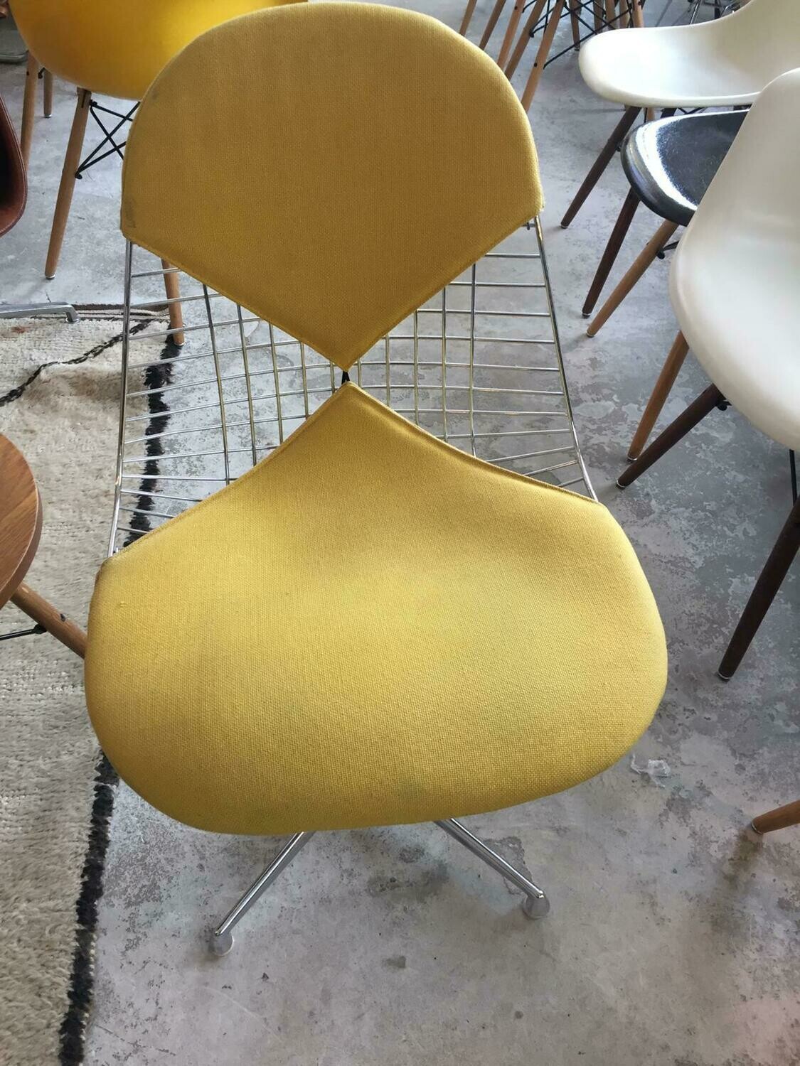Wire Chair von Charles & Ray Eames für Herman Miller, 1950er