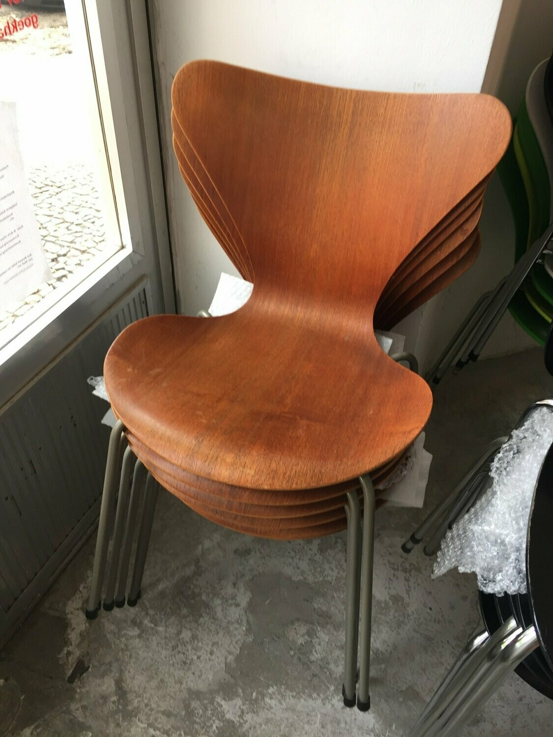 Serie 7 Modell 3107 Teak  Arne Jacobsen für Fritz Hansen