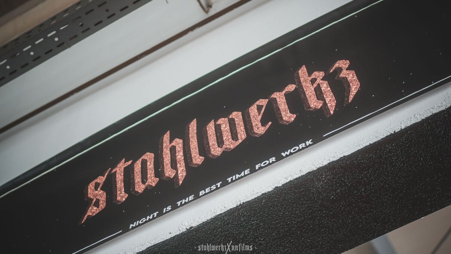 Werkstatt-Banner, Farbe: Schwarz