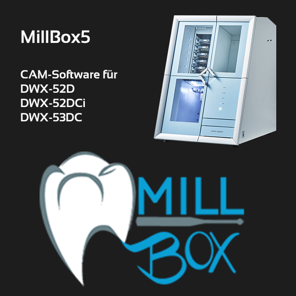 MillBox5 CAM-Software für DWX-52D/ DWX-52DCi / DWX-53DC, Version: MillBox5 Eco