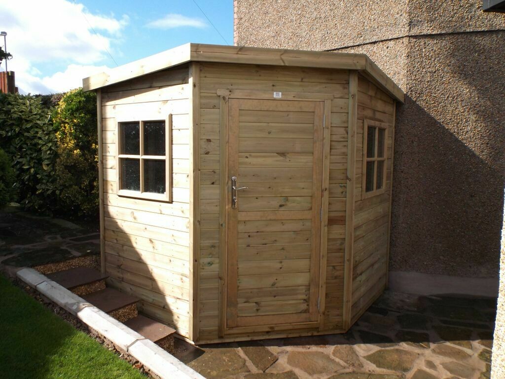 HEAVY DUTY CORNER SHEDS