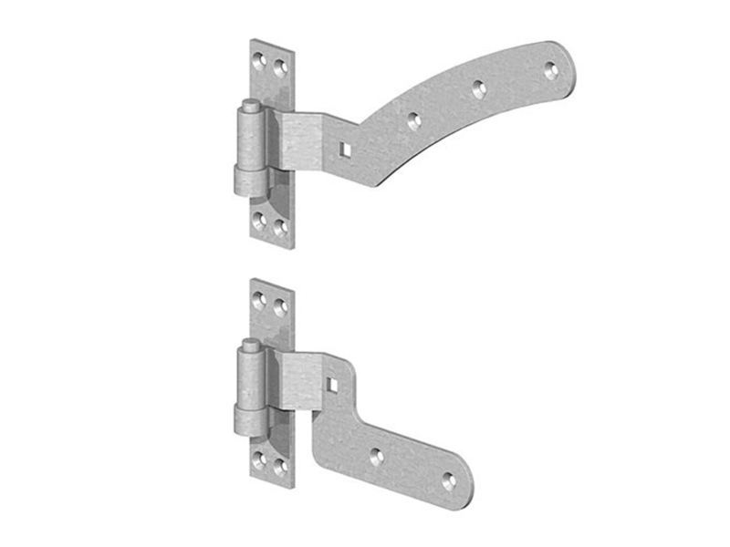 CURVED RAIL HINGES