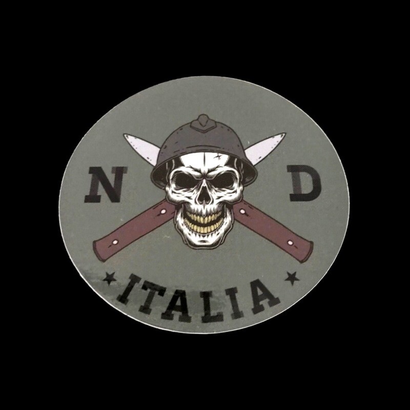 Sticker Green Round  NDA  Logo
