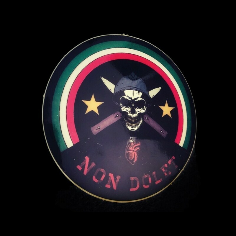 Sticker Black Classic NON DOLET ITALIA