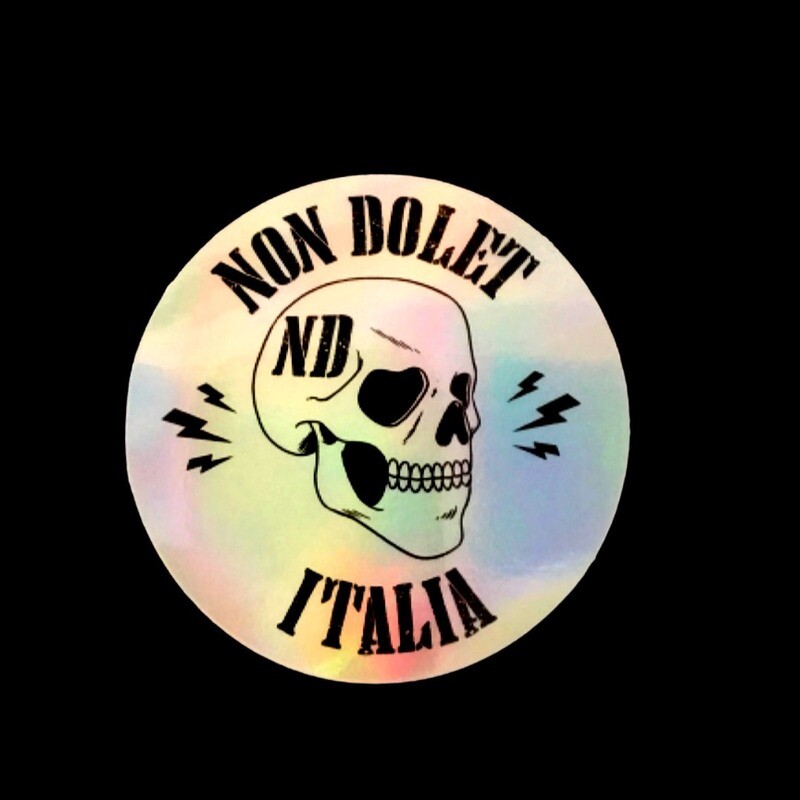 Sticker skull HOLO
