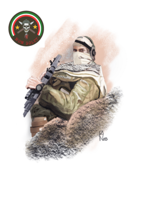 VeteranArte - Illustrazione digitale "Operatore FOS"