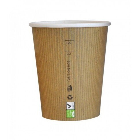 Bicchiere 250 ml CARTA + PLA