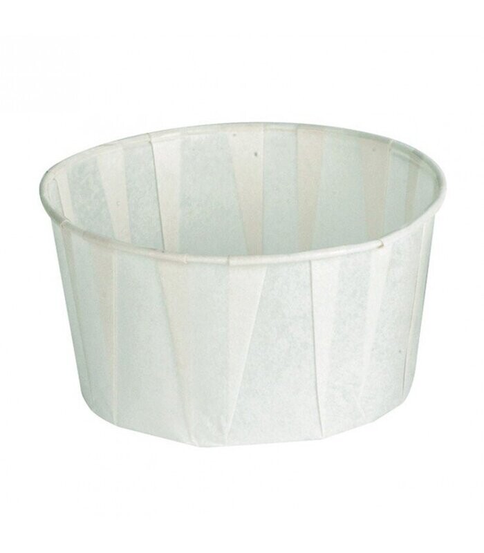 Pirottino porta salse 165 ml carta bianca