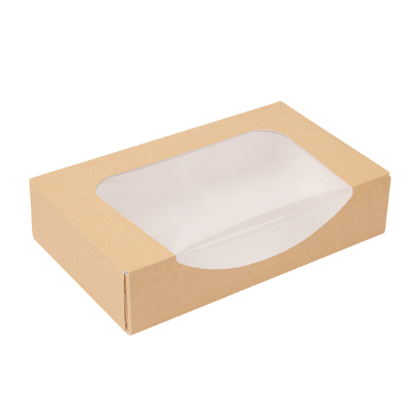 Biobox conchiglia finestrata 19,7x12 cm