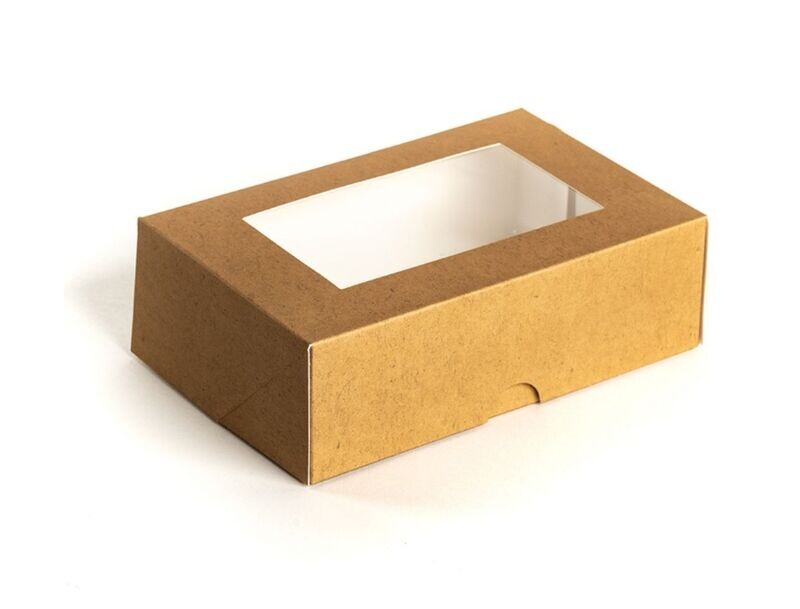 Biobox conchiglia finestrata 15x10 H 5 cm