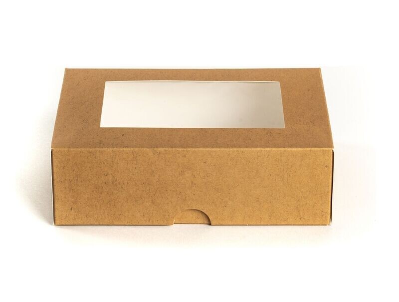 Biobox conchiglia finestrata 17x11,5 H 5 cm