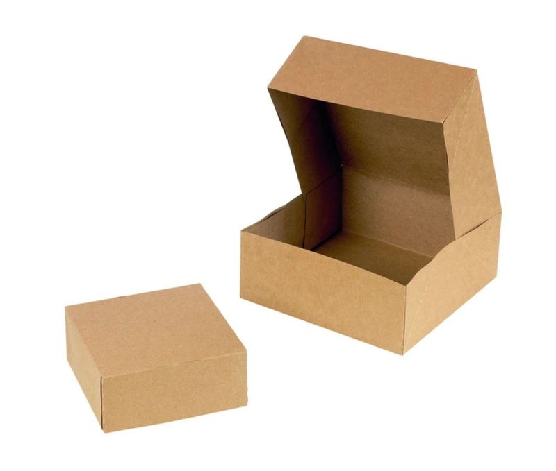 Scatola torta quadrata KRAFT (50 pz) Scatola torta quadrata KRAFT (50 pz)