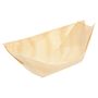 Barchetta compostabile in legno di PINO 11x7 cm (100 pz)