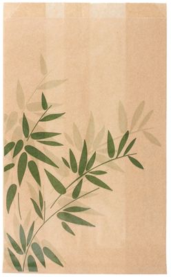 Sacchetto avana 14+7x22 cm