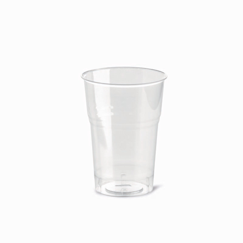Bicchiere in PLA 500 ml - tacca 400 ml (50 pz) - coperchio abbinabile IS292005 - IS290134