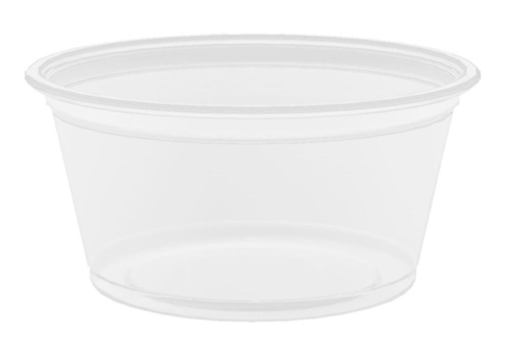 Coppetta porta salse in PP TRASPARENTE 60 ml (125 pz) - coperchio abbinabile GP13030 Coppetta porta salse in PP TRASPARENTE 60 ml (125 pz) - coperchio abbinabile GP13030