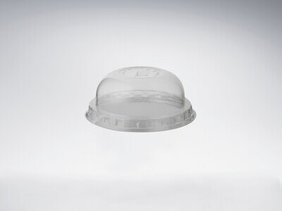 Coperchio a cupola con pretaglio cannuccia in PLA per IS052040 - IS052041 - IS052042 (50 pz)