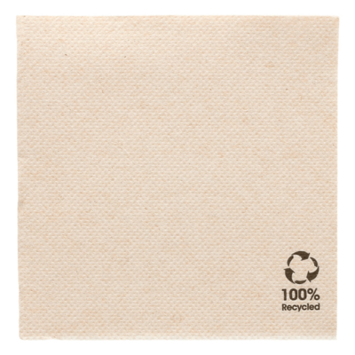 Tovagliolo CREMA 20x20 in carta DOUBLE POINT (100 pz)