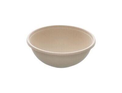 Ciotola in POLPA AVANA 600 ml (75 pz) - coperchio abbinabile DARG1040