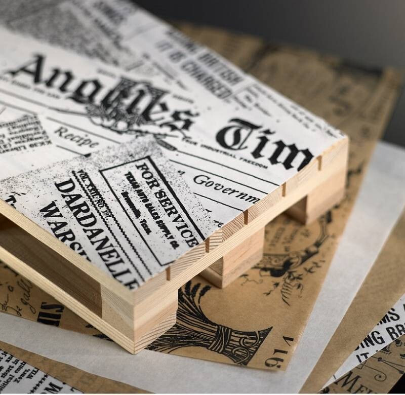 Carta bianca antiunto stampa GIORNALE 20x12,5 cm (500 pz)