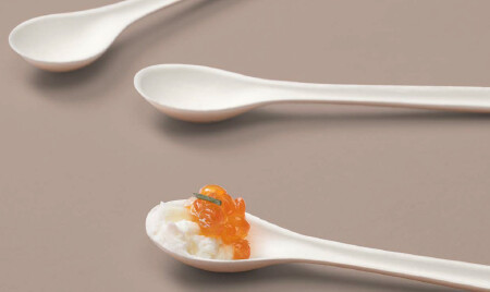 Cucchiaino per assaggi in POLPA BIANCA L 10 cm (50 pz) - LINEA FINGERFOOD Cucchiaino per assaggi in POLPA BIANCA L 10 cm (50 pz) - LINEA FINGERFOOD