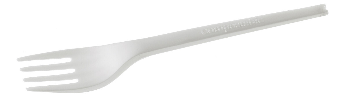 Forchetta in CPLA BIANCO L 16,5 cm (50 pz)