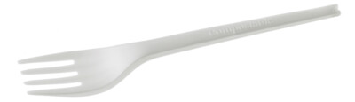 Forchetta in CPLA BIANCO L 16,5 cm (50 pz) Forchetta in CPLA BIANCO L 16,5 cm (50 pz)