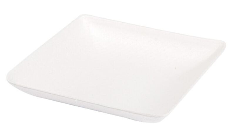 Mini piatto quadrato 6,5x6,5 POLPA (50 pz) - LINEA FINGERFOOD Mini piatto quadrato 6,5x6,5 POLPA (50 pz) - LINEA FINGERFOOD