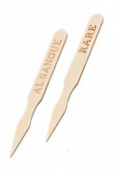 Spiedino COTTURA RARE/AL SANGUE L 9 cm (250 pz)