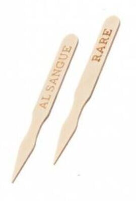 Spiedino COTTURA RARE/AL SANGUE L 9 cm (250 pz)