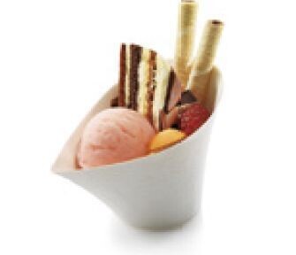 Ciotolina a goccia in POLPA BIANCA 250 ml (50 pz)