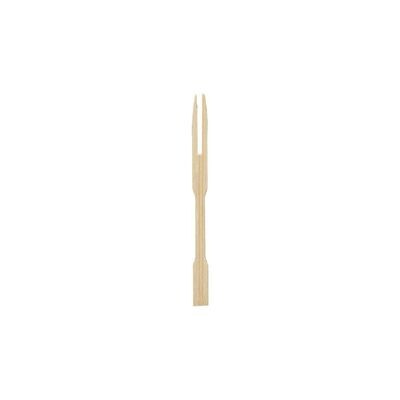 Forchettina a 2 punte in LEGNO L 9 cm (200 pz) - LINEA FINGERFOOD
