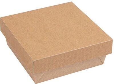 Biobox AVANA con coperchio chiuso 12x12x5 cm (25 pz)