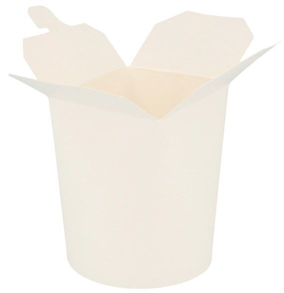 Farfalla WOK in CARTONCINO BIANCO 480 ml (50 pz)