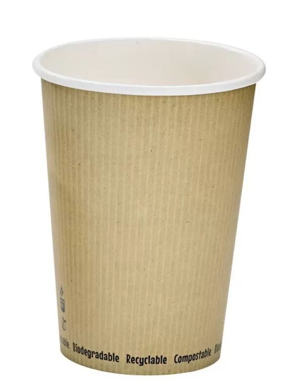 Zuppiera in CARTONCINO/PLA AVANA 940 ml (25 pz) - coperchio abbinabile FP210LPLAS32