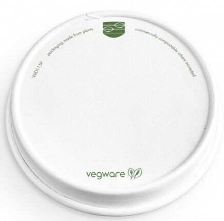 Coperchio in CARTONCINO/PLA BIANCO per VESC12 - VESC16 - VESC24 (25 pz)