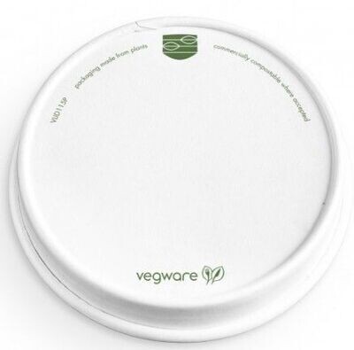 Coperchio in CARTONCINO/PLA BIANCO per VESC12 - VESC16 - VESC24 (25 pz)