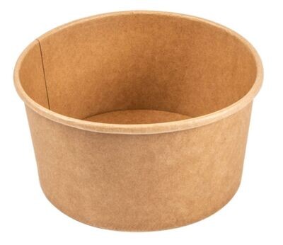 Poke in CARTA KRAFT 1000 ml (50 pz) - coperchi abbinabili GP21028 - VERLID150