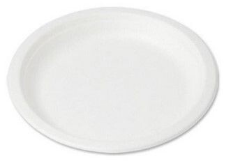 Piatto tondo in POLPA BIANCA Ø 26 cm (50 pz) Piatto tondo in POLPA BIANCA Ø 26 cm (50 pz)