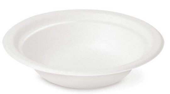 Piatto fondo in POLPA BIANCA 400 ml (50 pz)