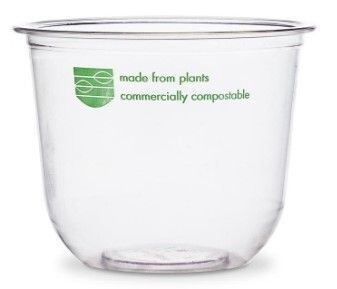 Coppetta in PLA 360 ml (50 pz) - coperchio abbinabile VEC96DNH - VEC96FNH - VEC96FCH1K