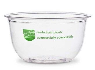 Coppetta in PLA 235 ml (50 pz) - coperchio abbinabile VEC96DNH - VEC96FNH - VEC96FCH1K