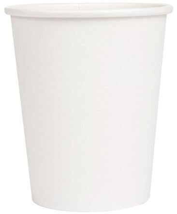 Bicchiere cappuccino in CARTA BIANCA 240 ml (50 pz) - coperchio abbinabile GP25795