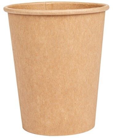 Bicchiere cappuccino in CARTONCINO KRAFT 240 ml (50 pz) - coperchio abbinabile GP25795