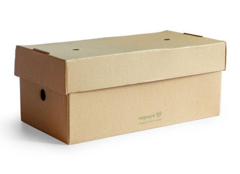 Porta burger in CARTA KRAFT 24,5x12 H 10 cm (100 pz)