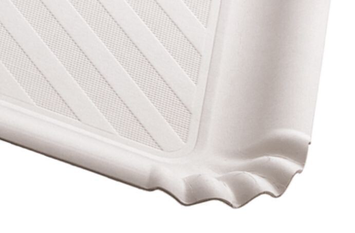 Vassoio bianco 17x24 cm in cartoncino (250 pz) Vassoio bianco 17x24 cm in cartoncino (250 pz)