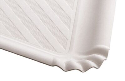 Vassoio bianco 17x24 cm in cartoncino (250 pz) Vassoio bianco 17x24 cm in cartoncino (250 pz)